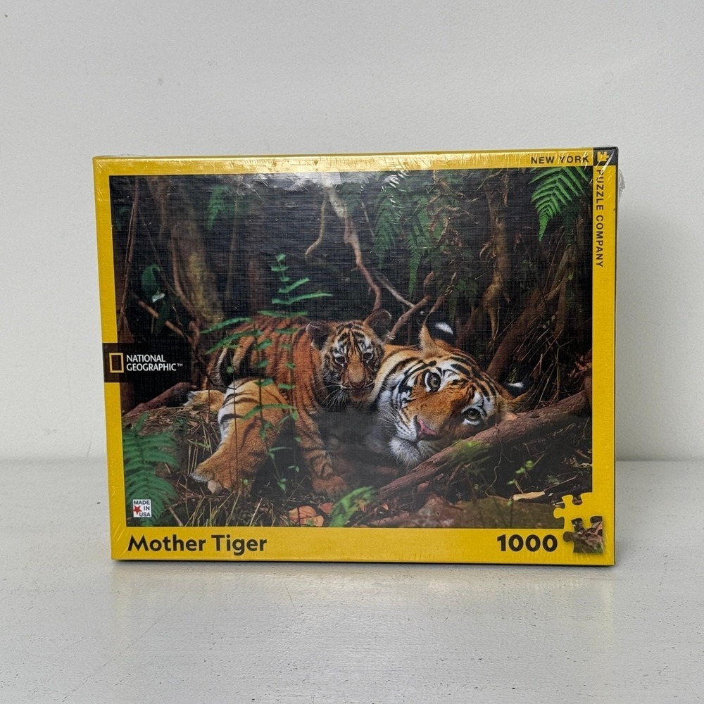 National Geographic Mother Tiger 1000 Piece Puzzle New York Puzzle Company NEW
